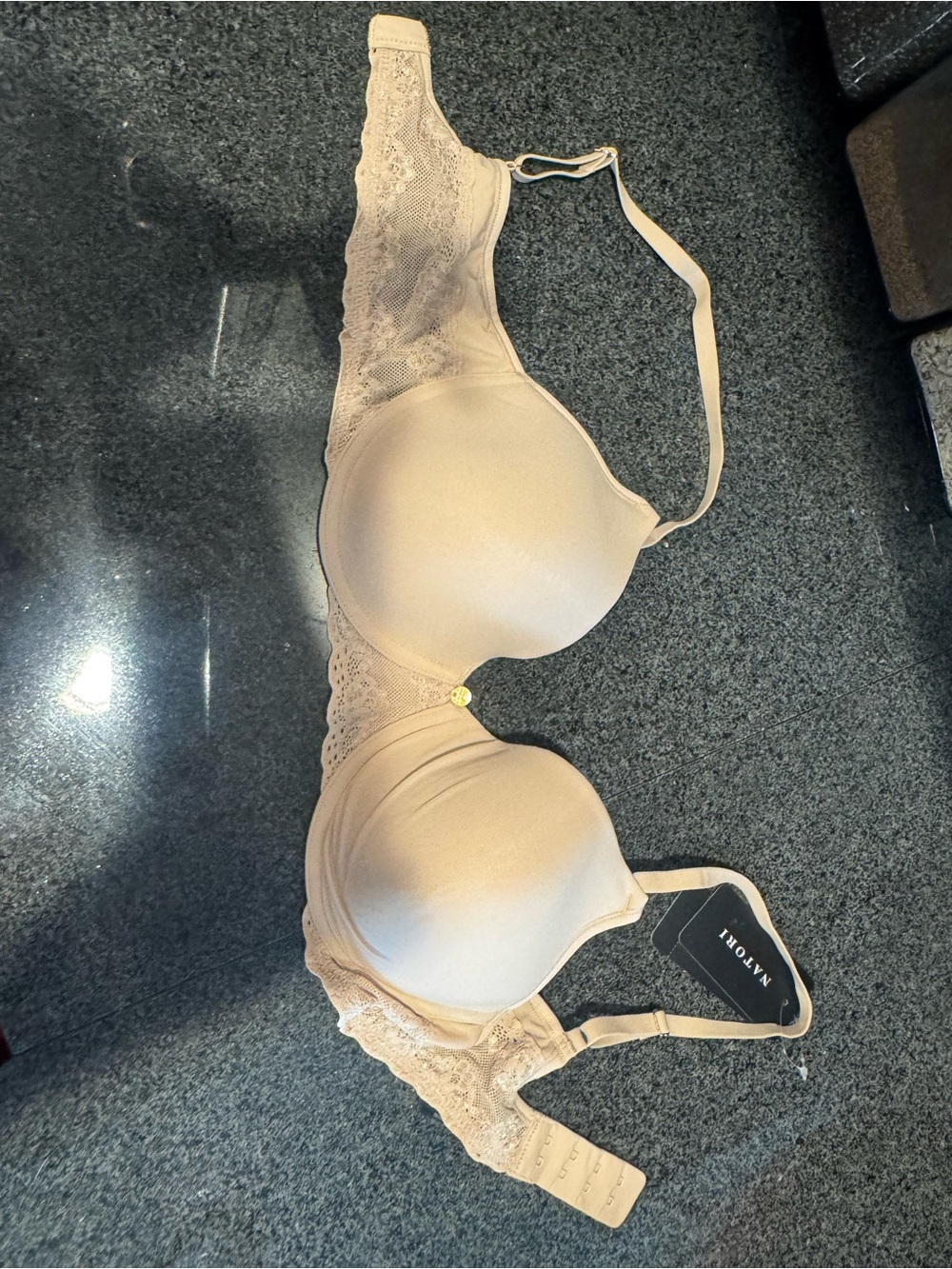 Natori Beige Lace T-Shirt Bra - Beige